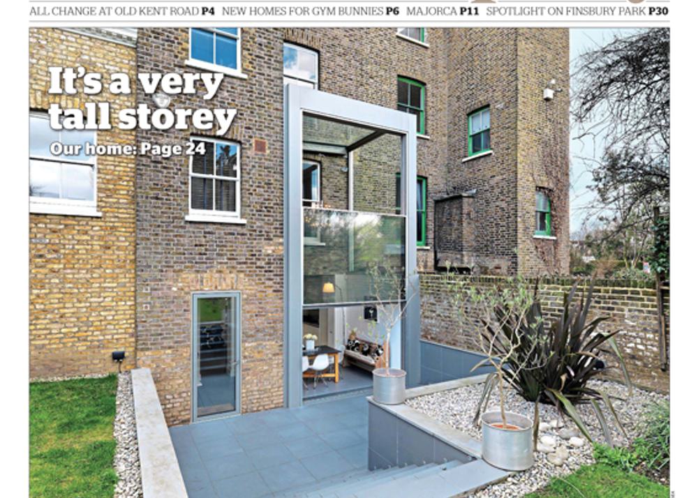 Grove Park Road featured in Evening Standard Homes and Property